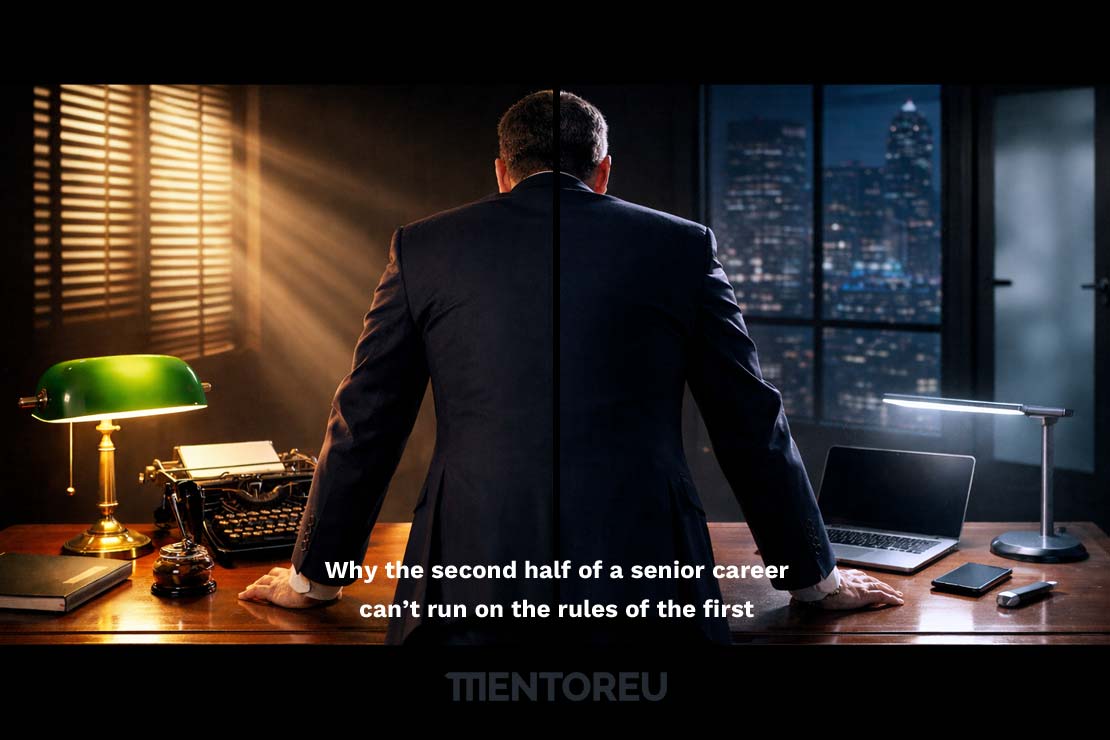 Why the second half of a senior career can’t run on the rules of the first