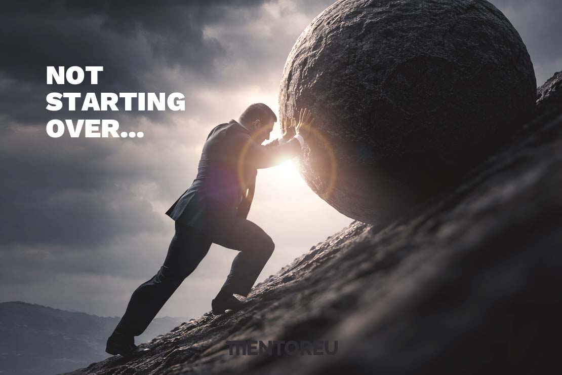 Not starting over. Translating value.